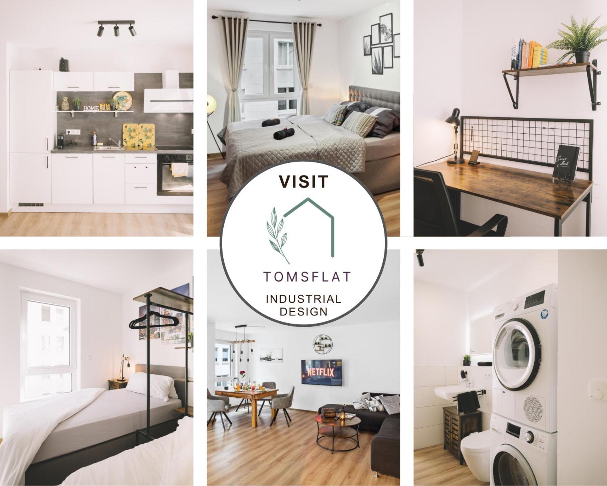 Tomsflat Braunschweig - 3 Rooms, Kitchen, Workspace, Highspeed Wifi, Washer & Dryer, Balcony Exterior foto