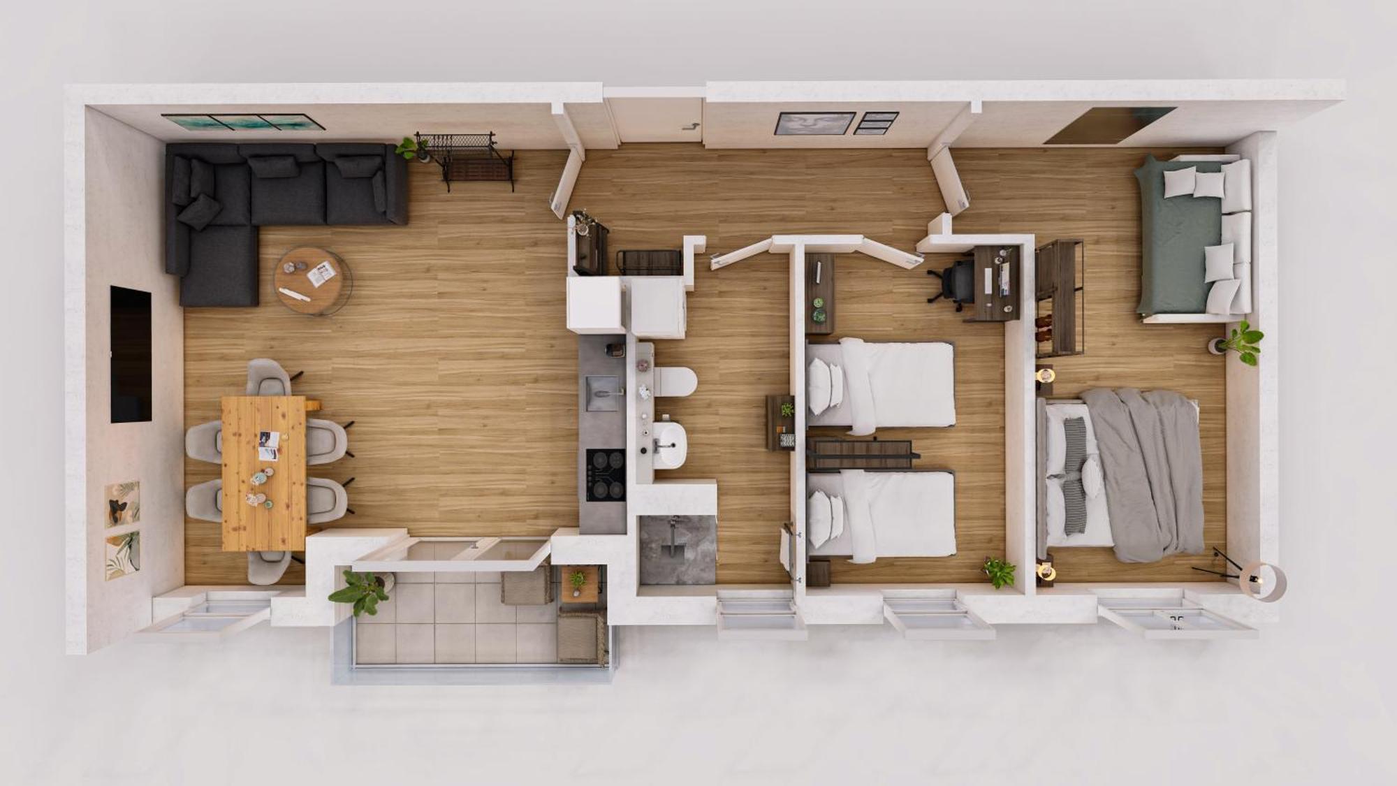 Tomsflat Braunschweig - 3 Rooms, Kitchen, Workspace, Highspeed Wifi, Washer & Dryer, Balcony Exterior foto